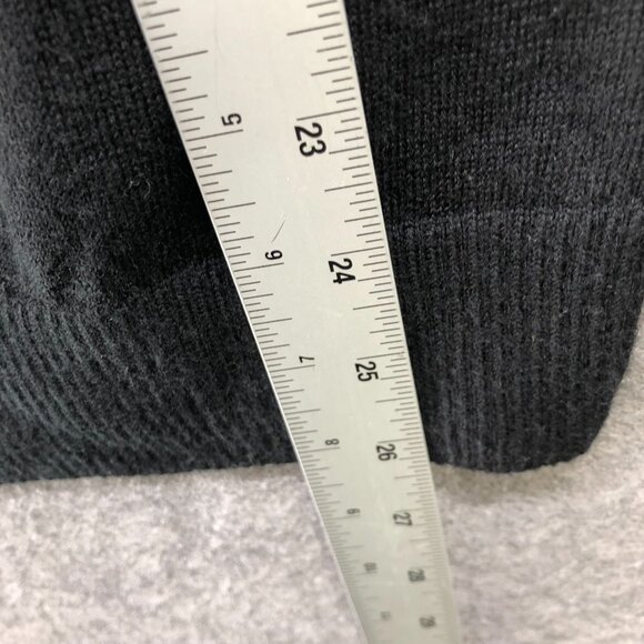 Banana Republic 100% Merino Wool Sweater Mens S Black Crewneck Pullover - Picture 8 of 8